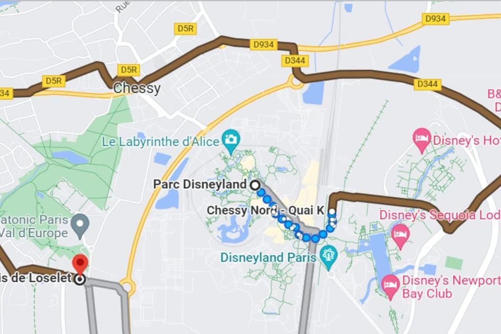 B206 Disneyland Paris Appartementappartement Montévrain Eksteriør bilde